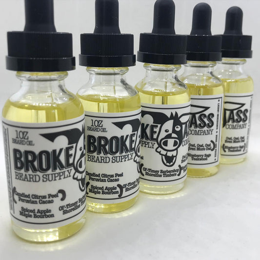 Our Nourishing Beard Oil is Made with Luxury Ingredients at Broke Ass Prices